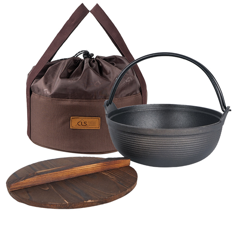 Camp Dutch Oven Cast - Cast Iron Dutch Oven Camping Pot,