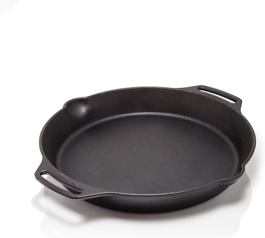 Skillet Cast Iron Camp - 14-Inch Pre-Seasoned Cast Iron Skillet, Perfect