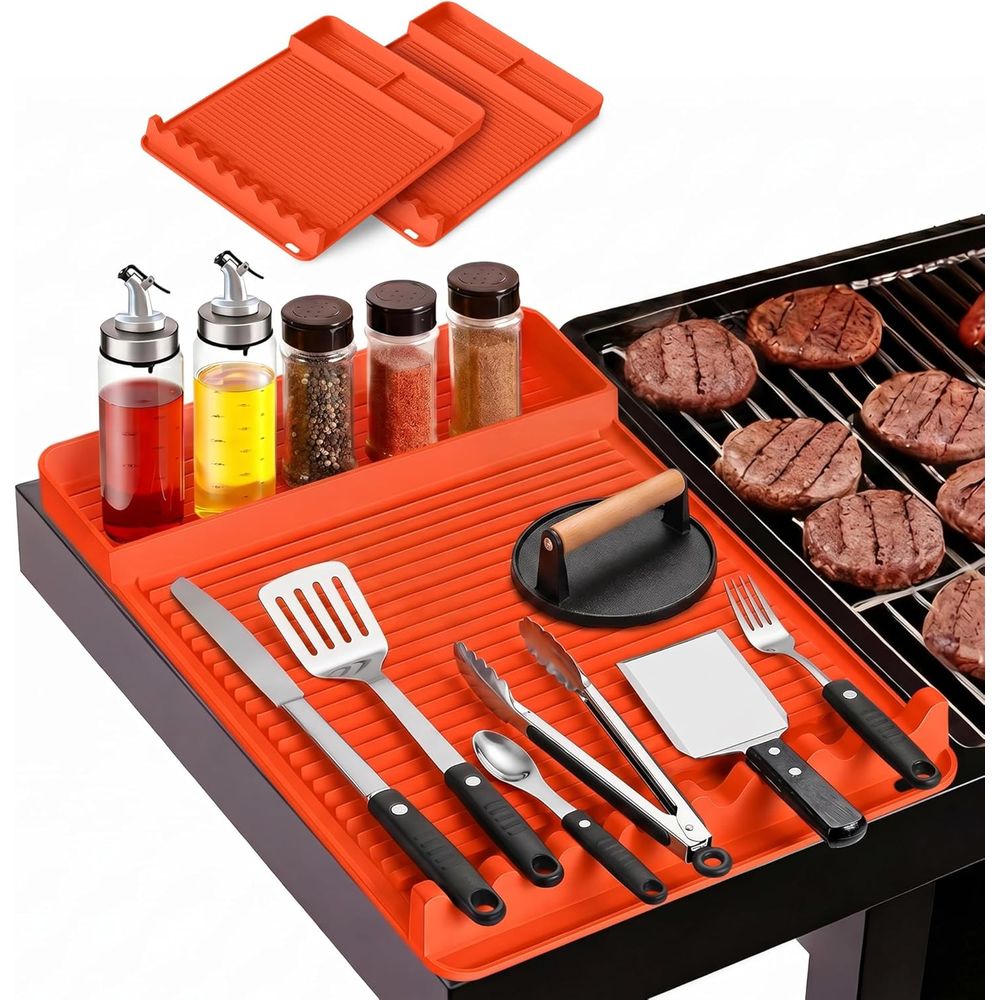 Camping With Cooking - Heat Resistant Silicone Grill Mat -