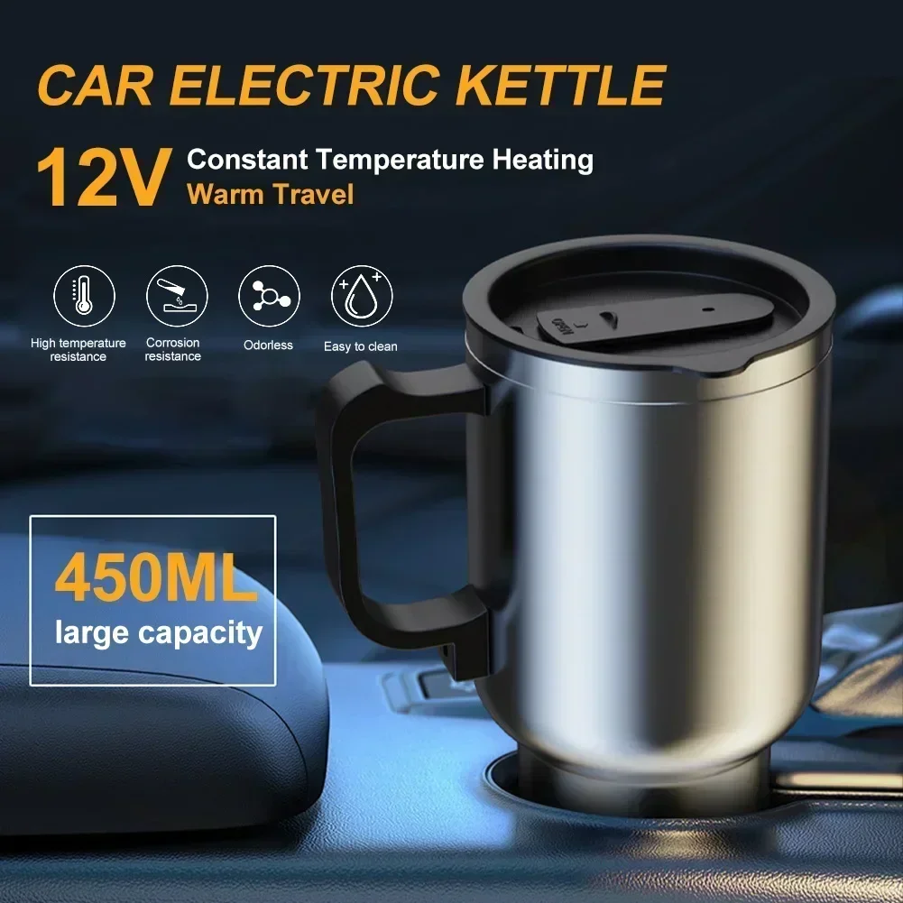 Electric Heating Car Kettle 12 - Camping Cooking Tin recension och pris