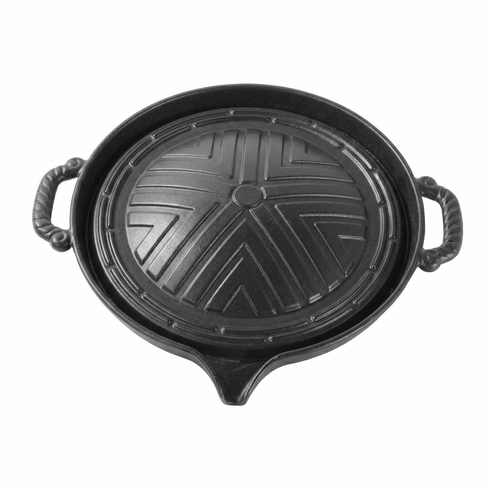 Cast Iron Oval Grill Pan for O - Skillet Cast Iron Camp recension och pris