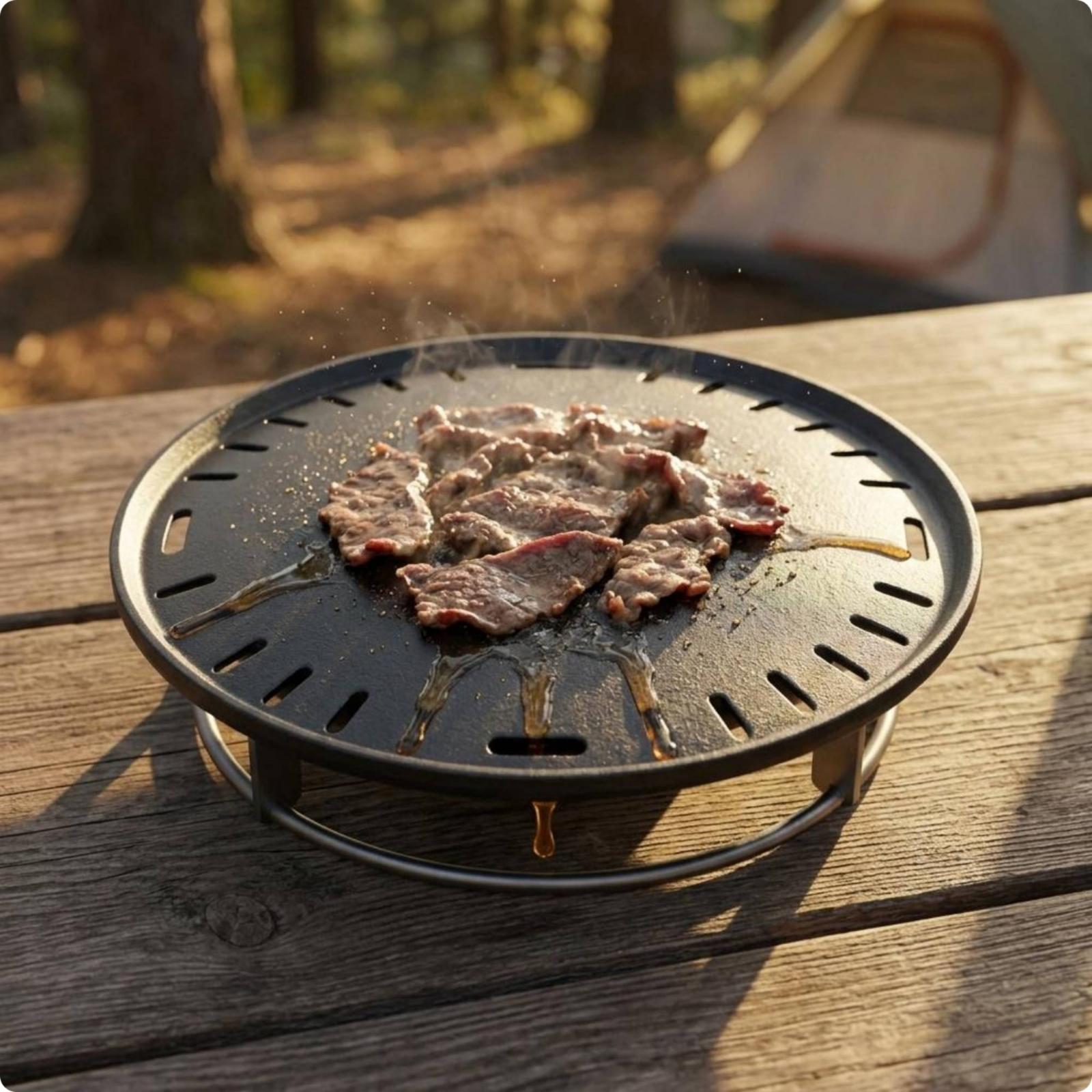 Cast Iron Oval Grill Pan for O - Skillet Cast Iron Camp recension och pris