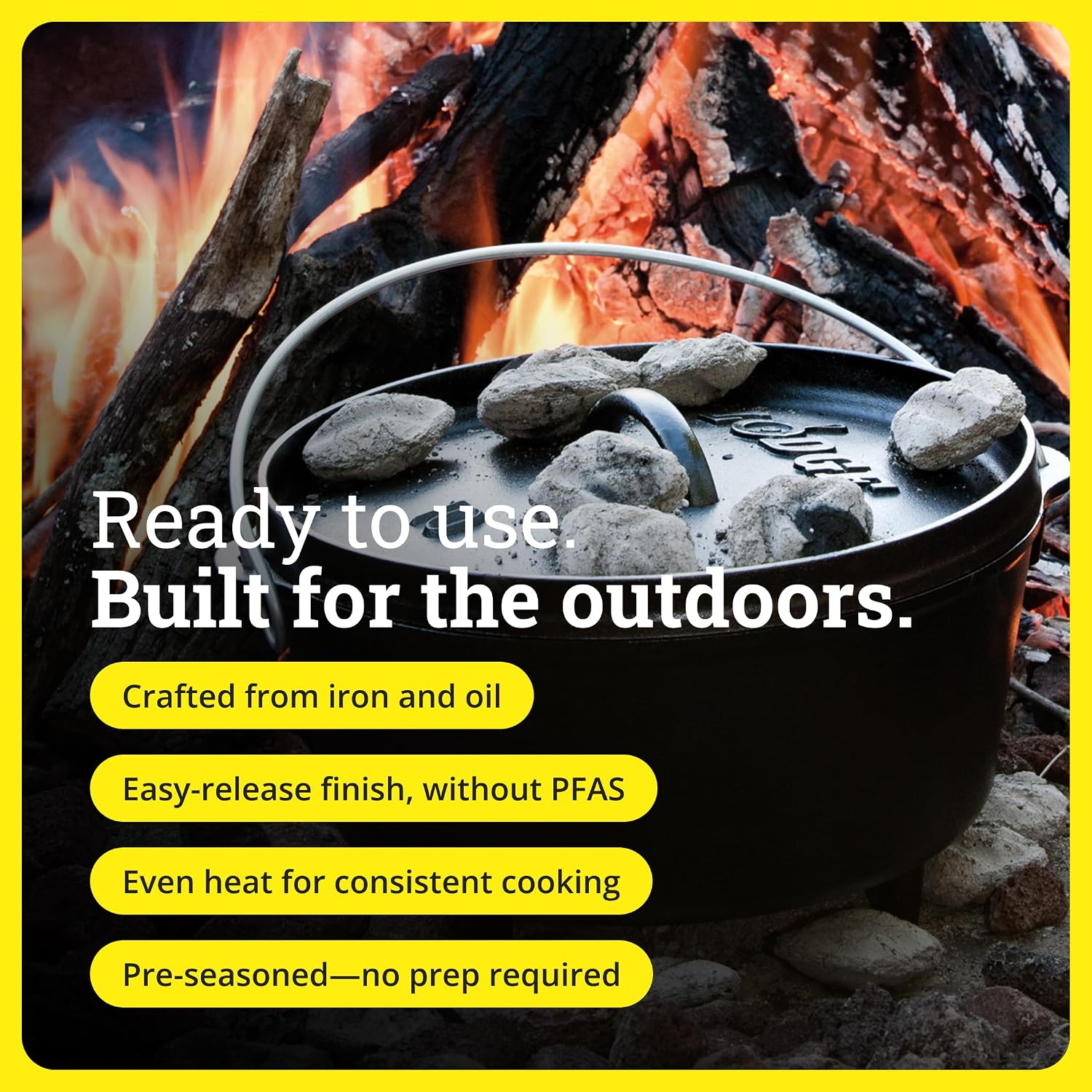 Camp Dutch Oven - Pre-Seasoned - Camp Dutch Oven Cast recension och pris