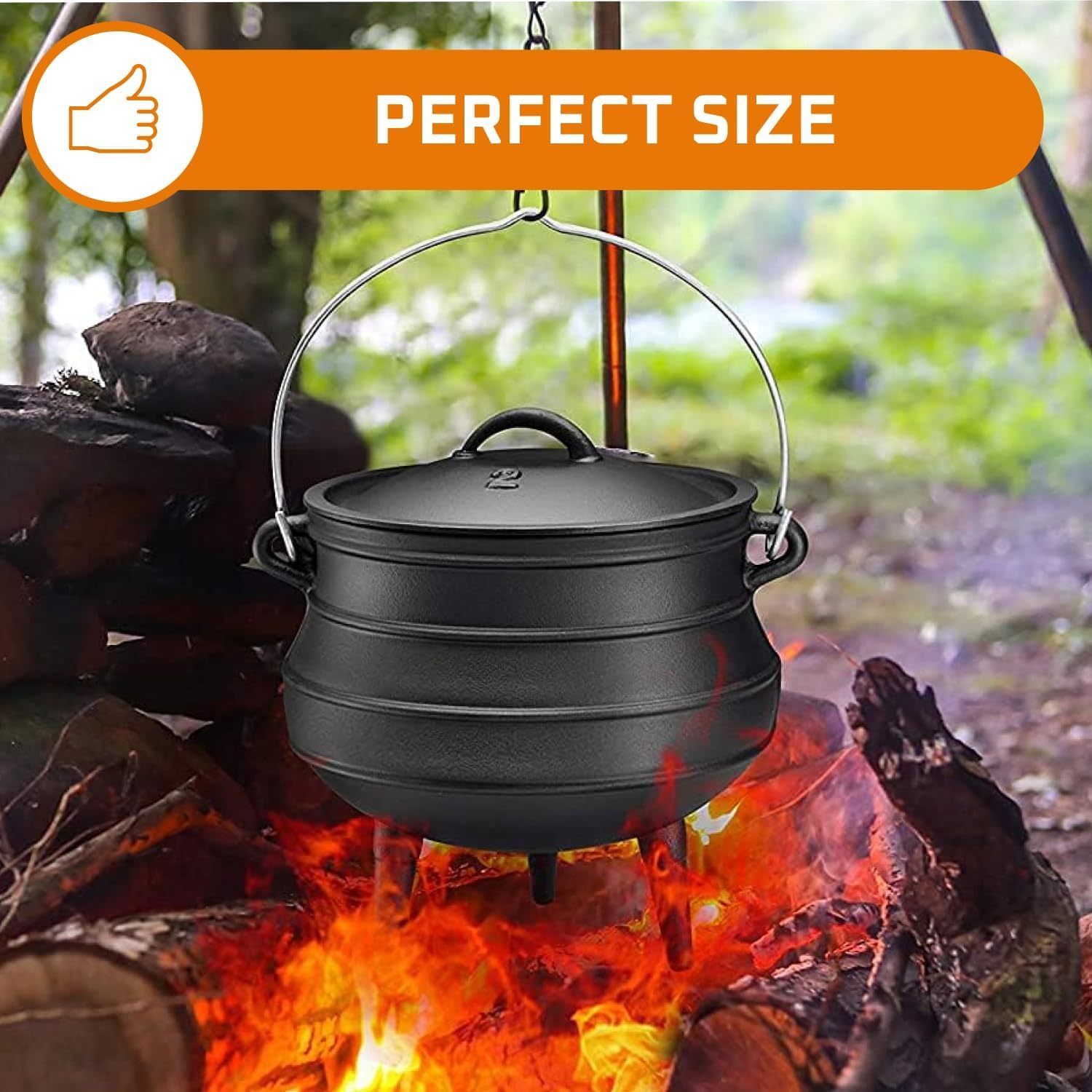 12 Quart Cast Iron Dutch Oven  - Camp Dutch Oven Cast recension och pris