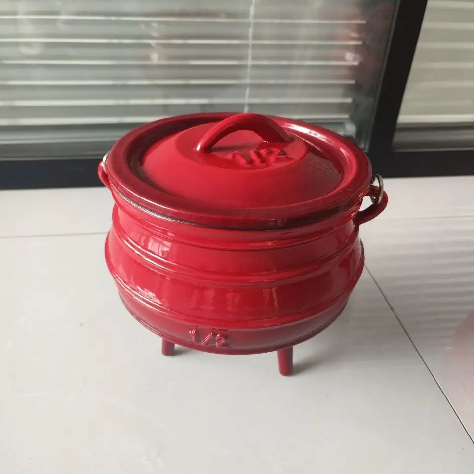 1/2# Cast Iron Enamel Dutch Ov - Camp Dutch Oven Cast recension och pris