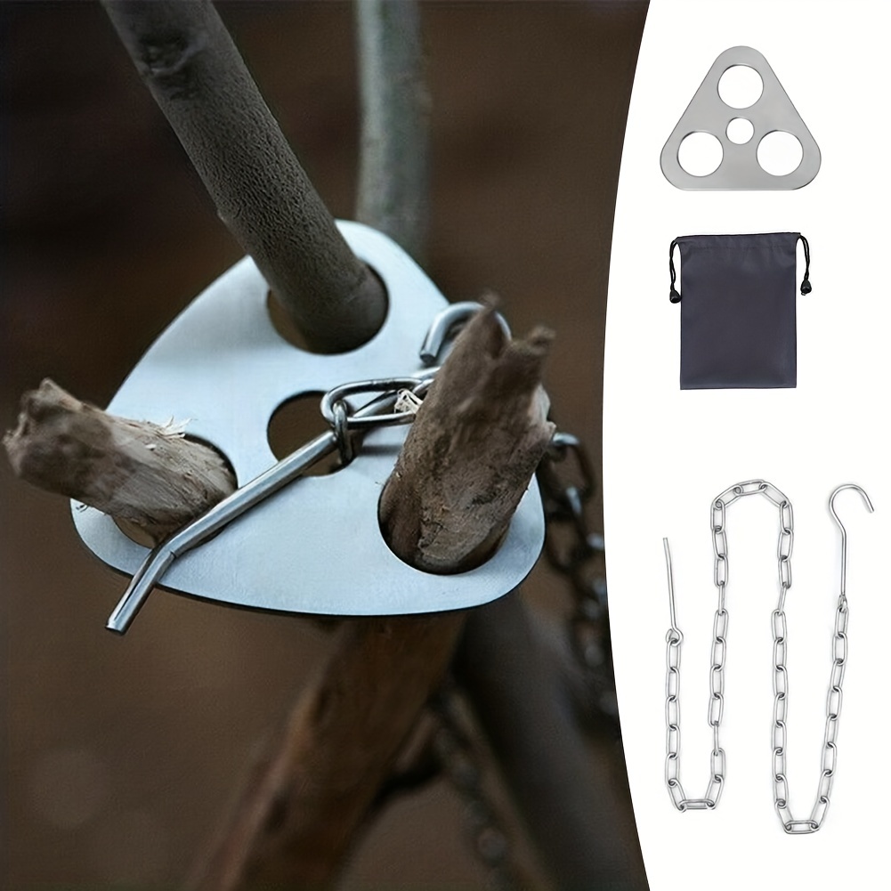 Portable Detachable Outdoor Ba - Camping Cooking Hanger recension och pris