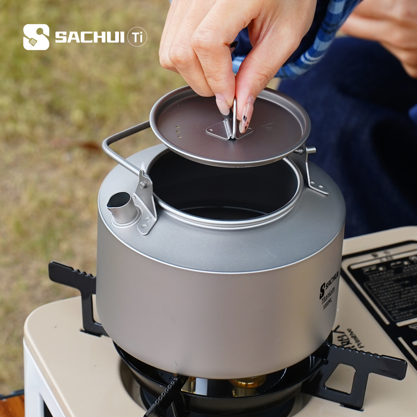 1000ML Pure Titanium Kettle Ou - Camping Cooking Equipment recension och pris