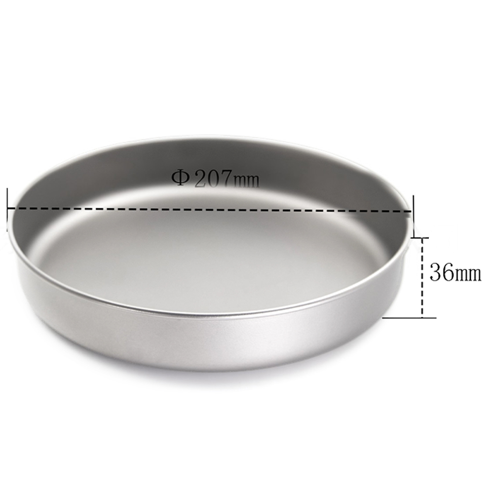Ultralight Pure Ti Frypan Pot  - Camping Cooking Pan recension och pris