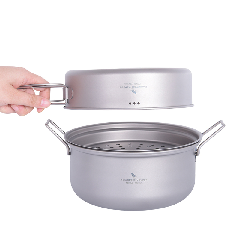 Boundless Voyage Titanium Stea - Camping Cooking Pan recension och pris