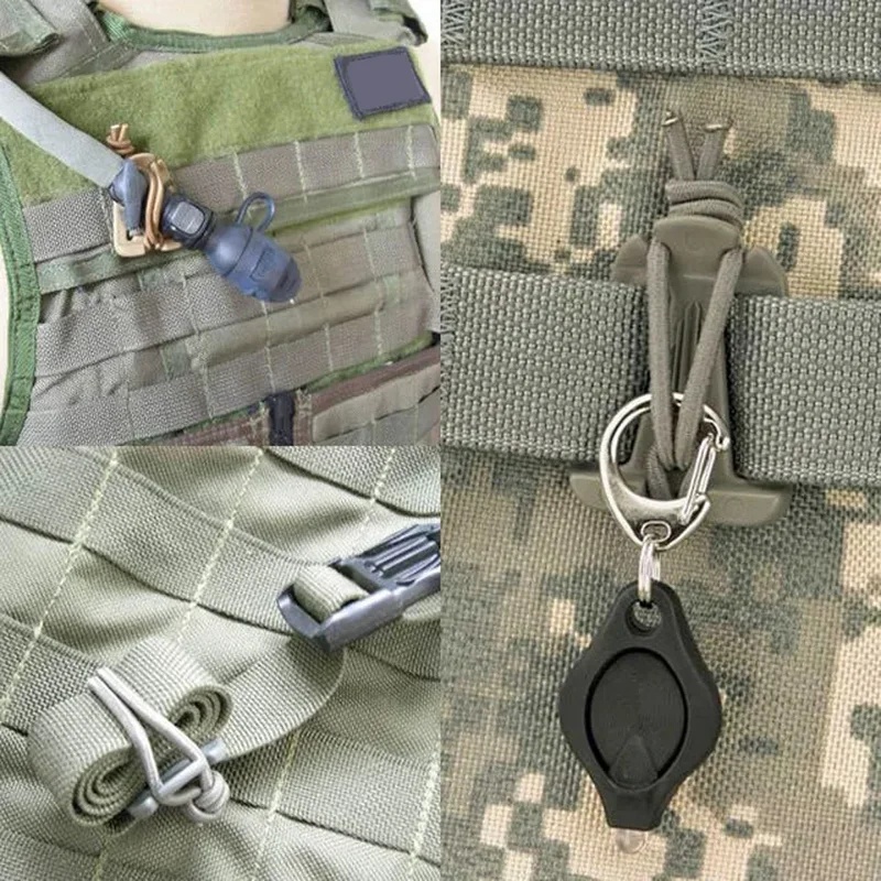 5/10Pcs Outdoor Backpack Buckl - Camping Cooking Hanger recension och pris