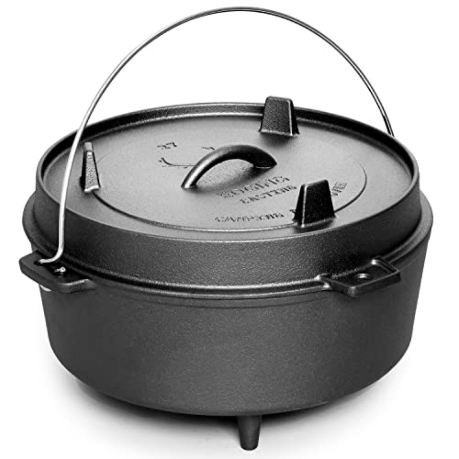 Pre-Seasoned Cast Iron Dutch O - Skillet Cast Iron Camp recension och pris