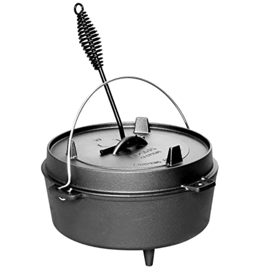 Pre-Seasoned Cast Iron Dutch O - Skillet Cast Iron Camp recension och pris