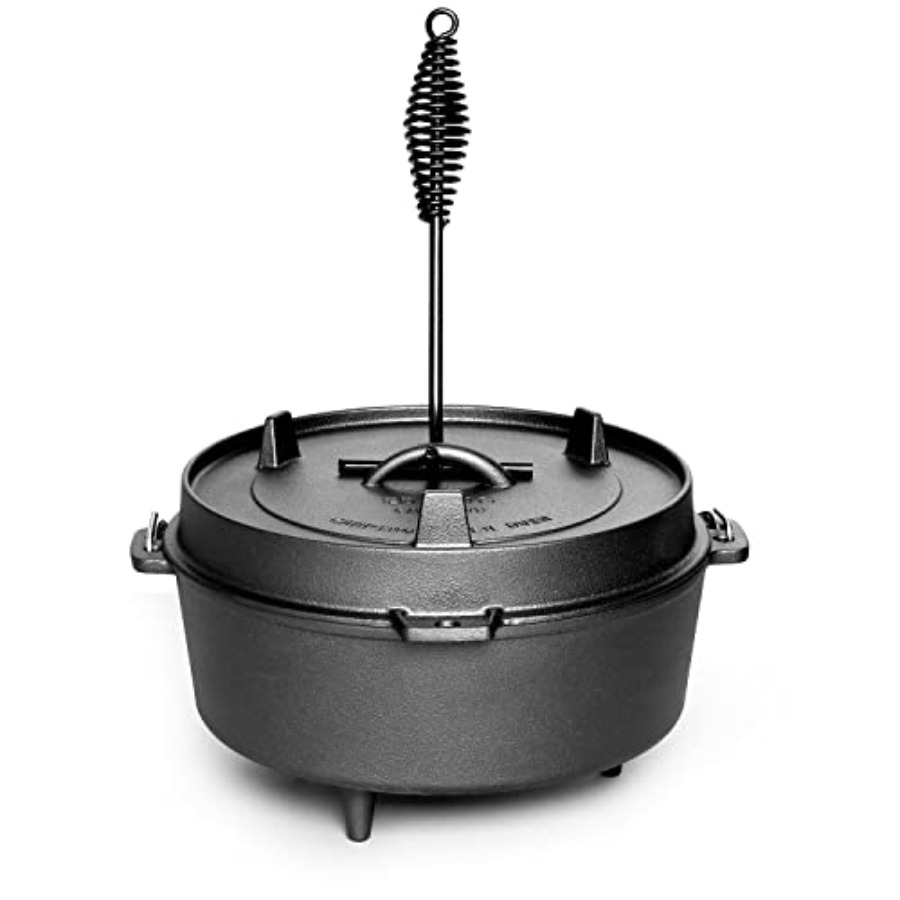 Pre-Seasoned Cast Iron Dutch O - Skillet Cast Iron Camp recension och pris