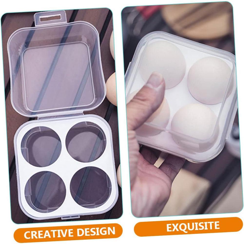 4 Grid Egg Storage Box Portabl - Camping Cooking Utensil Holder recension och pris