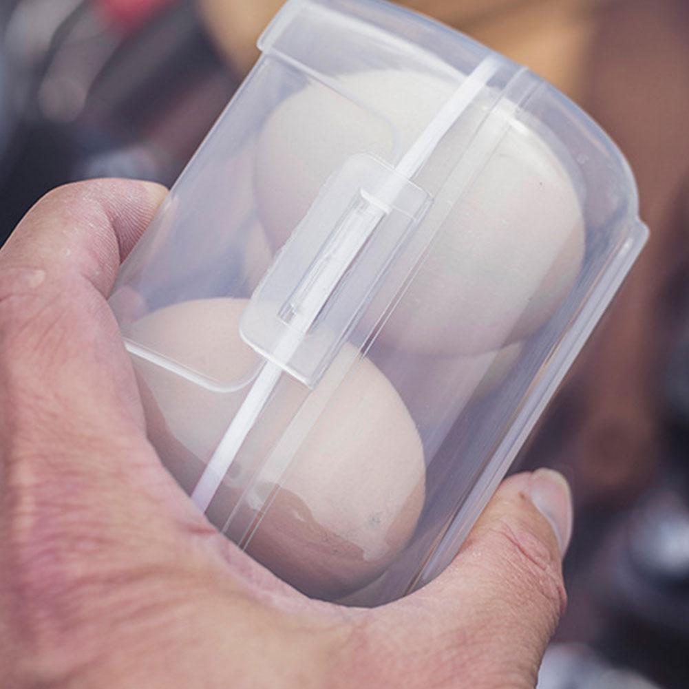 4 Grid Egg Storage Box Portabl - Camping Cooking Utensil Holder recension och pris