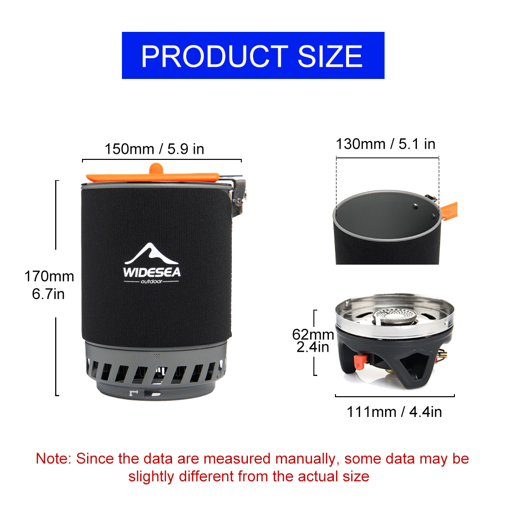Widesea Camping Cooking System - Camping Cooking Gas recension och pris