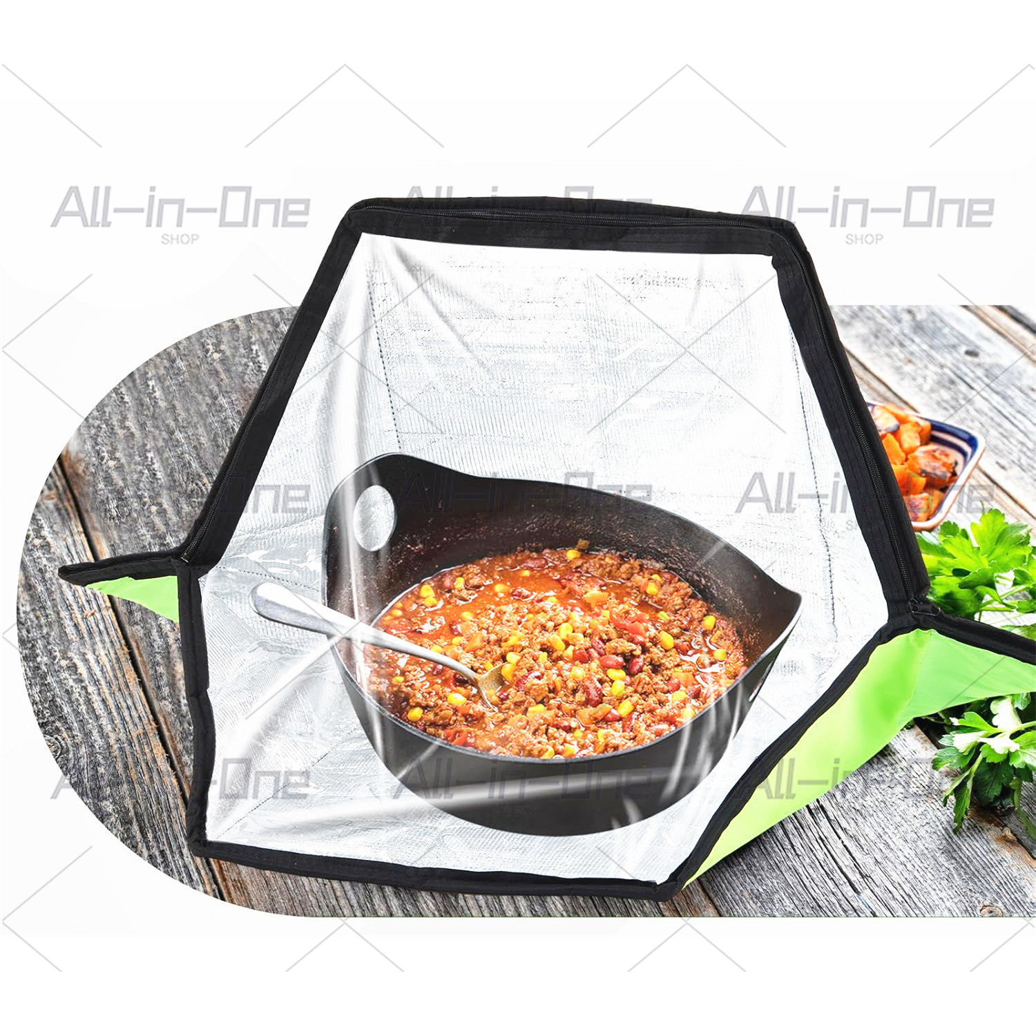 Portable Solar Oven Bag Cooker - Solar Oven Camp recension och pris