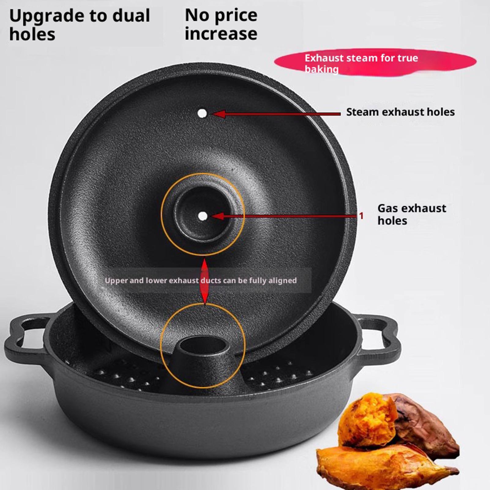 Cast Iron Cauldron For Cooking - Camp Dutch Oven Cast recension och pris