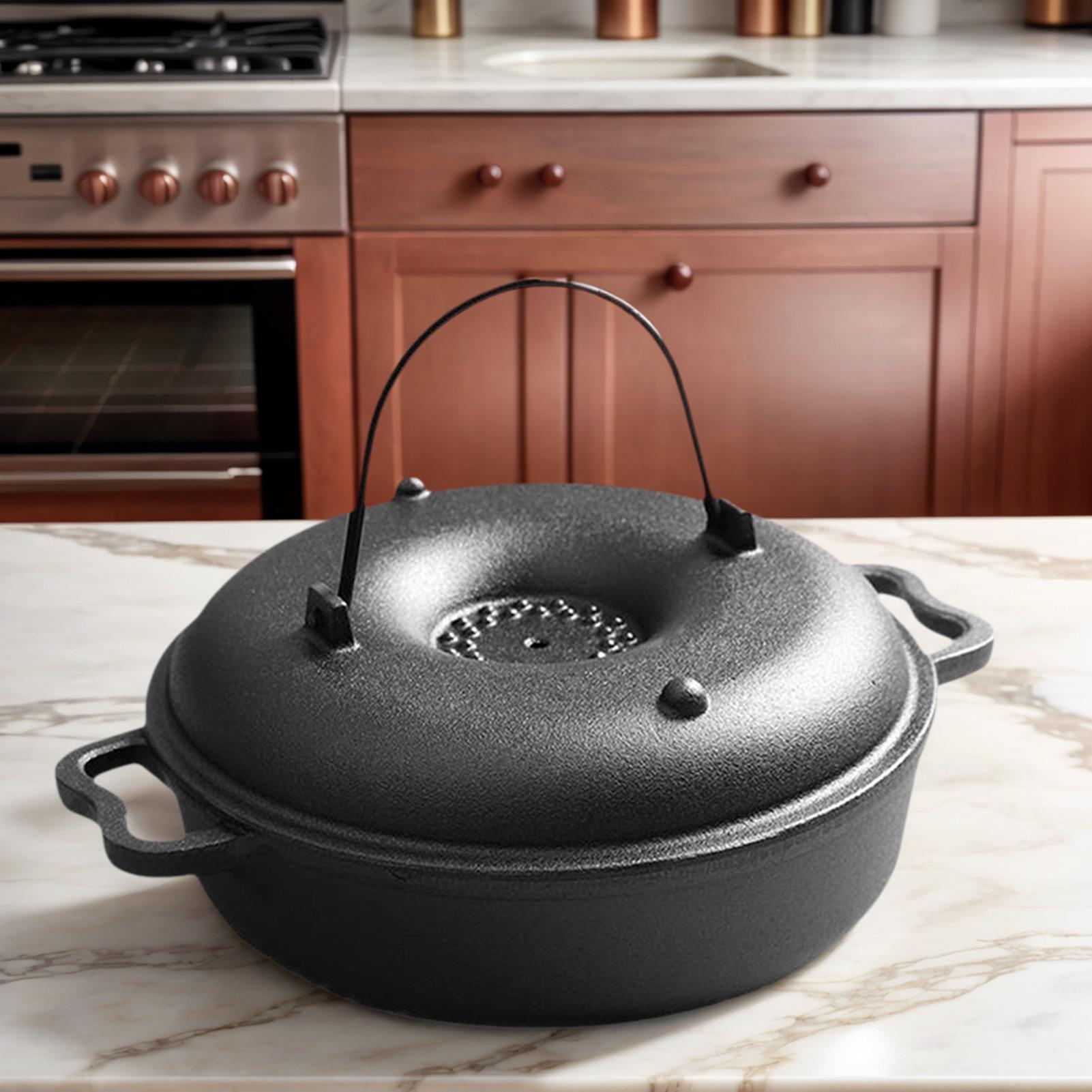 Cast Iron Cauldron For Cooking - Camp Dutch Oven Cast recension och pris