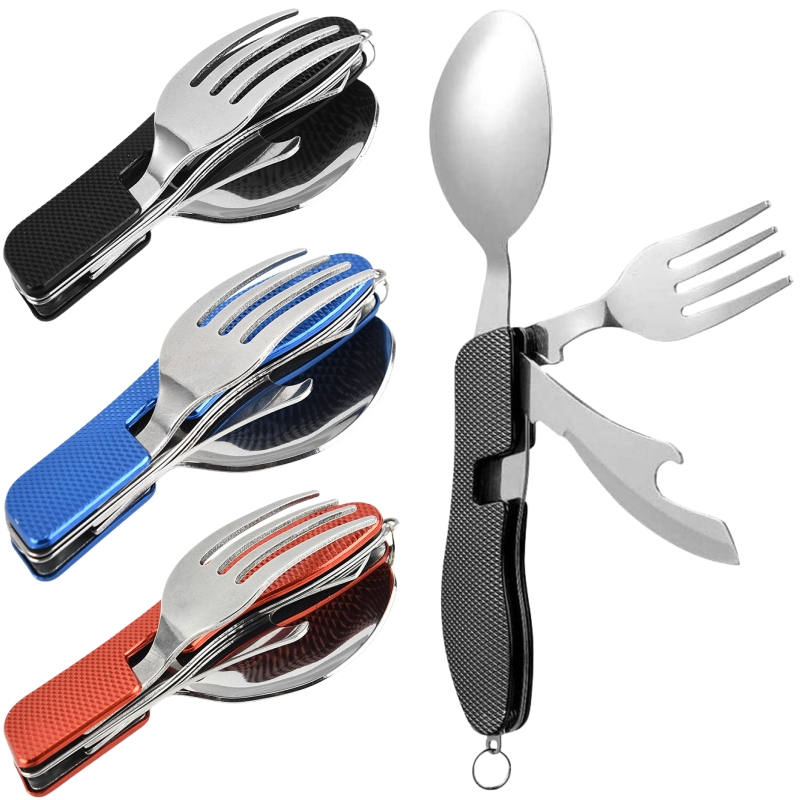 4 in1 Foldable Camping Utensil - Camping Cooking Knife Set recension och pris