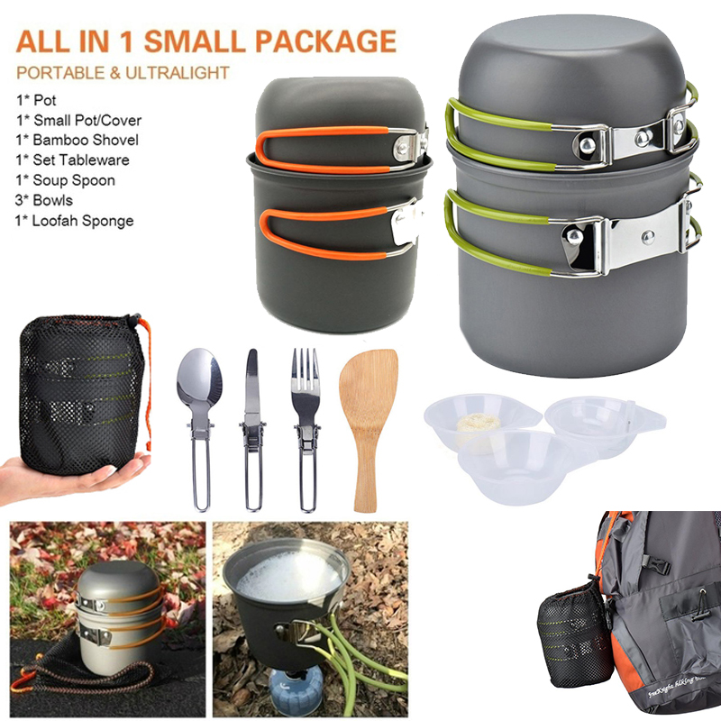 New Camping Pot  Portable Outd - Camping Cooking Knife Set recension och pris