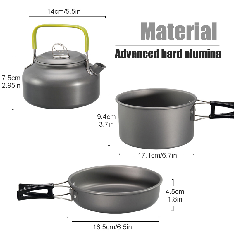 WESTTUNE Camping Cookware Kit  - Camping Cooking Pan recension och pris