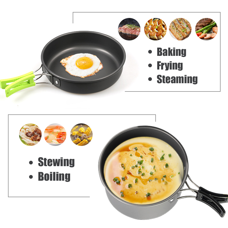 WESTTUNE Camping Cookware Kit  - Camping Cooking Pan recension och pris