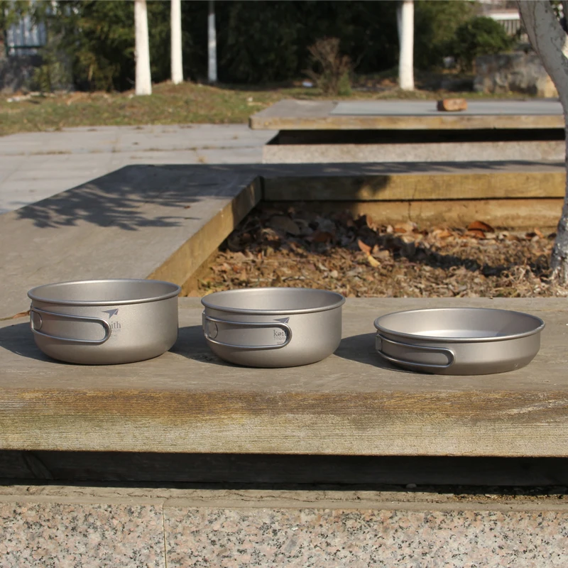 Keith 3PCS Titanium Cookware P - Camping Cooking Equipment recension och pris