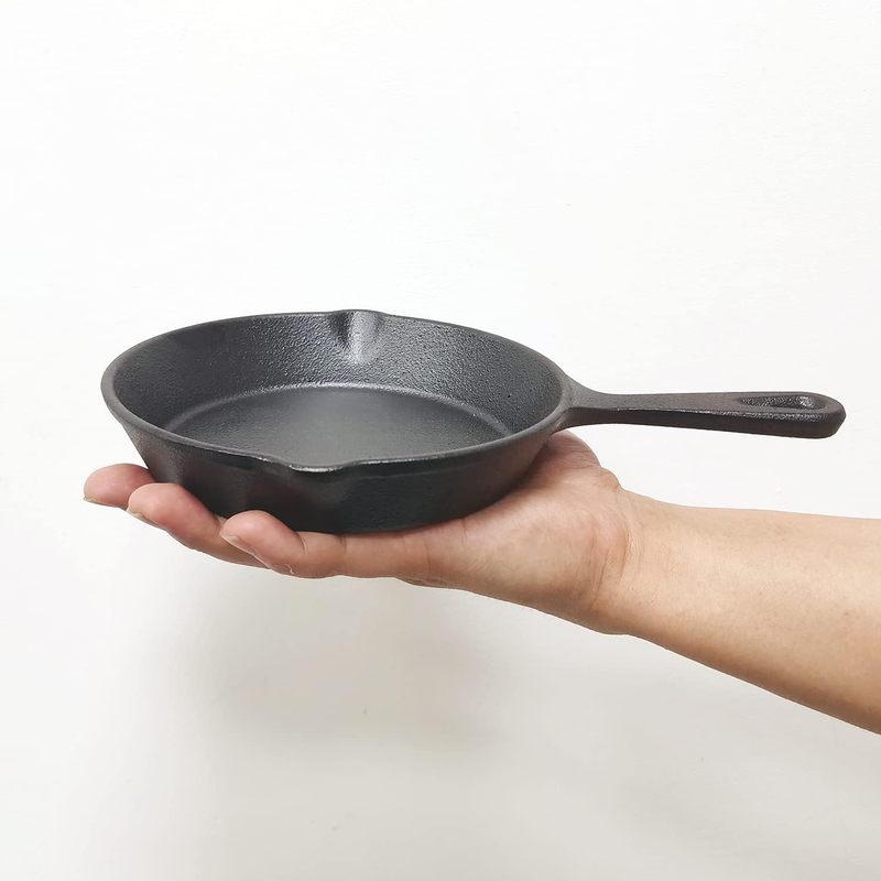 6 Inch Cast Iron Skillet, Fryi - Skillet Cast Iron Camp recension och pris