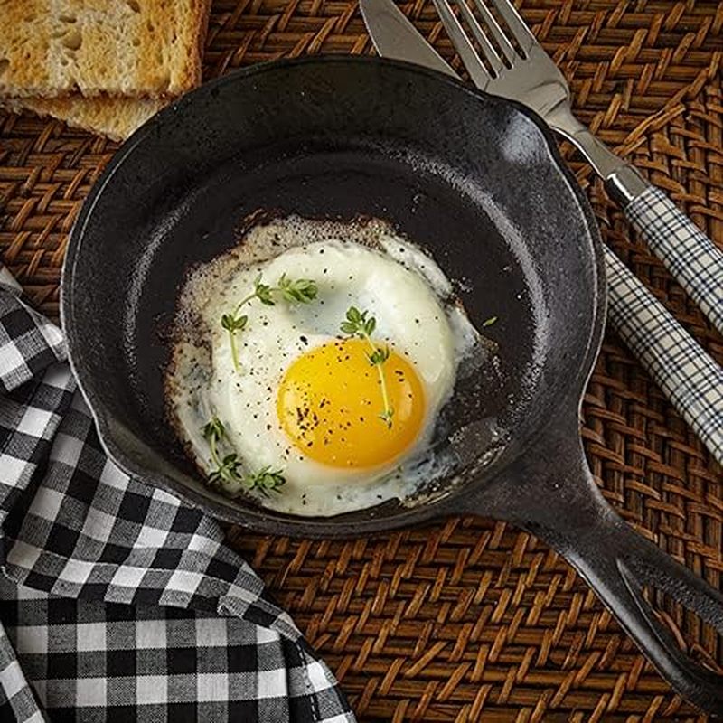 6 Inch Cast Iron Skillet, Fryi - Skillet Cast Iron Camp recension och pris
