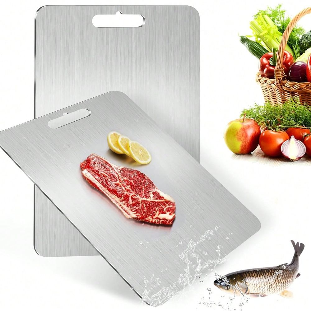 Pcs Stainless Steel Cutting Bo - Camp Cutting Board recension och pris