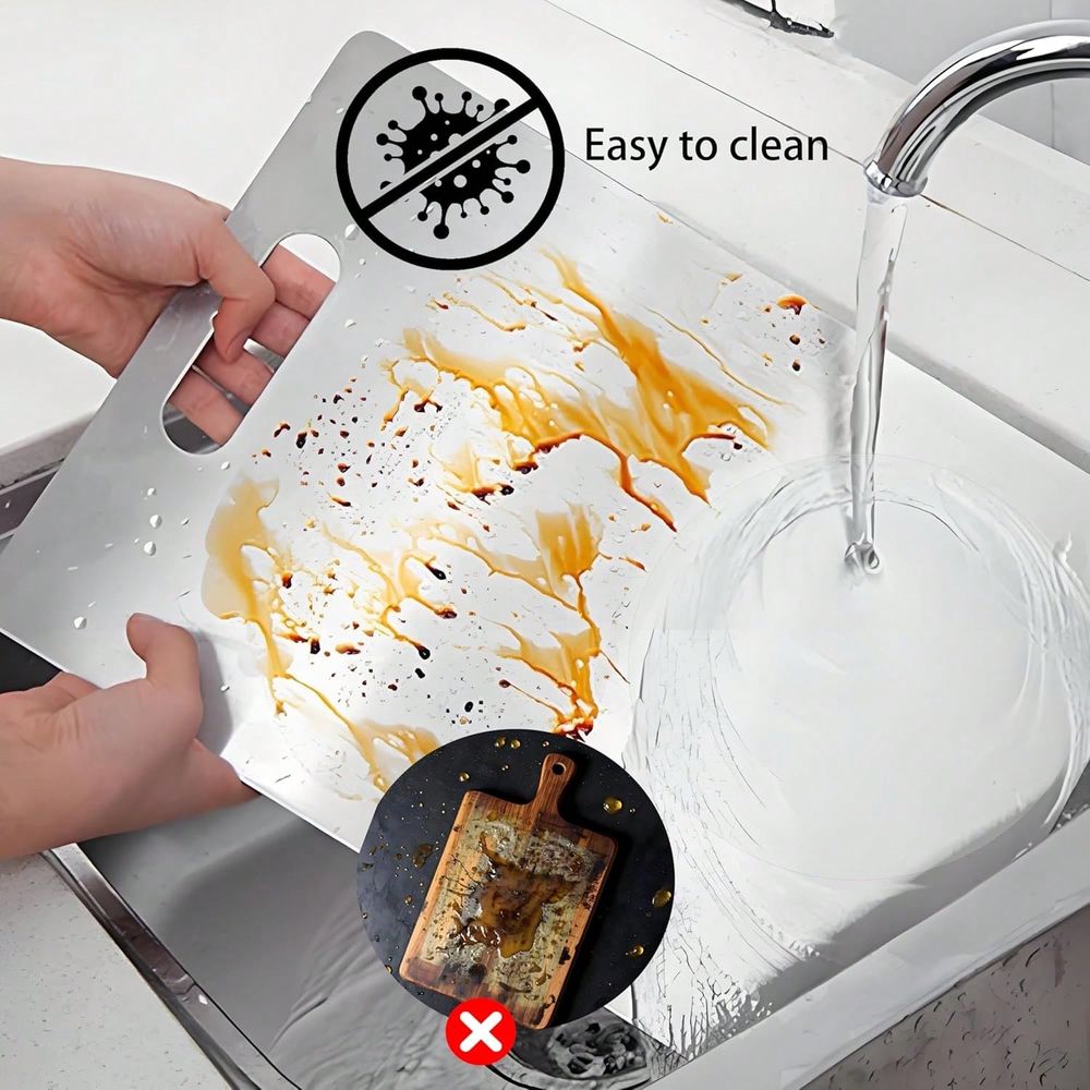 Pcs Stainless Steel Cutting Bo - Camp Cutting Board recension och pris
