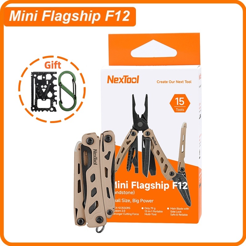 NexTool Mini Flagship F12 Mult - Camping Cooking Knife Set recension och pris