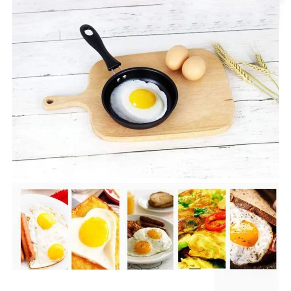 Mini Frying Pan with Handle Po - Skillet Cast Iron Camp recension och pris