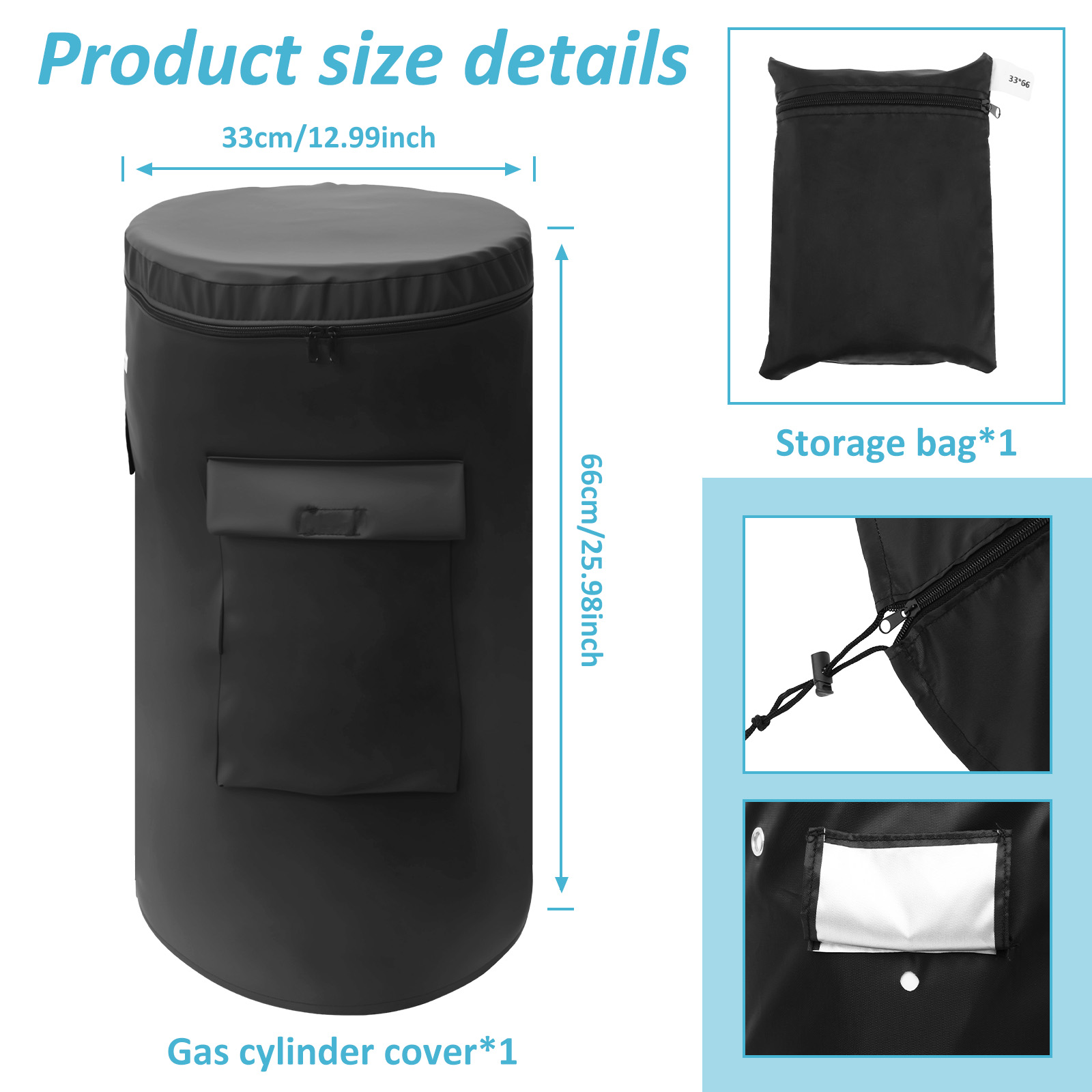 Oxford Cloth Propane Tank Cove - Camping Cooking Gas recension och pris