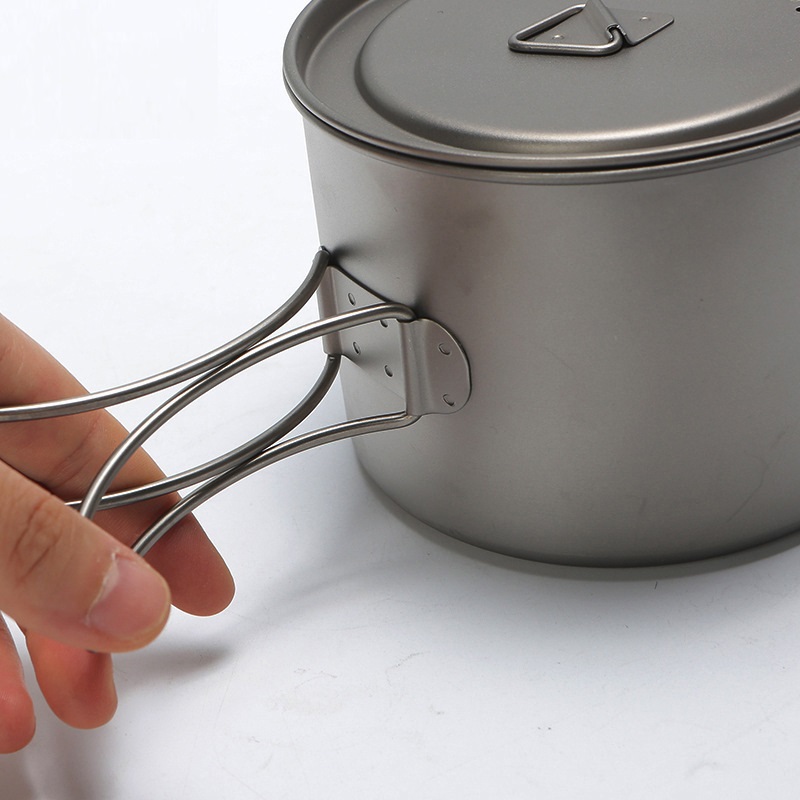 Outdoor Picnic Titanium Cookin - Camping Cooking Pan recension och pris