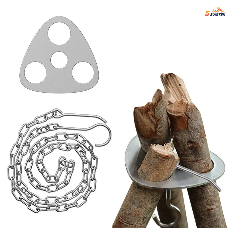 Stainless Steel Portable Campi - Camping Cooking Hanger recension och pris
