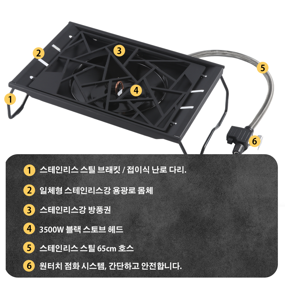 Pandatour Camping IGT Stove 65 - Camping Cooking Light recension och pris