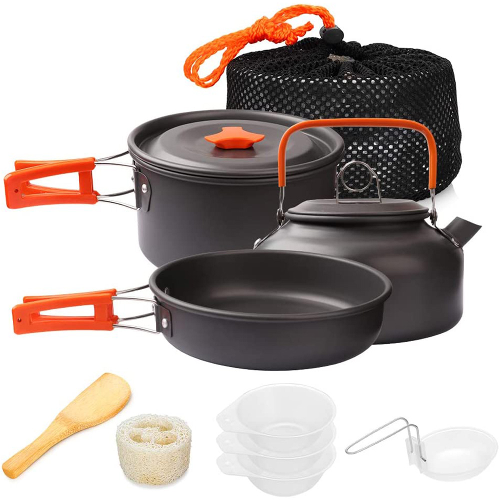 1pcs/1set Camping Cookware Kit - Camping Cooking Recipes recension och pris