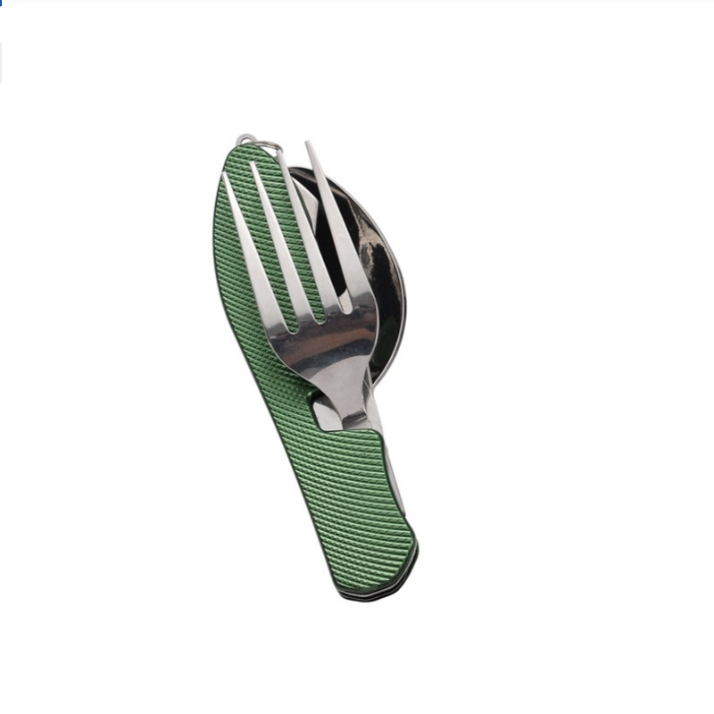 Foldable Stainless Steel Cutle - Camping Cooking Knife Set recension och pris
