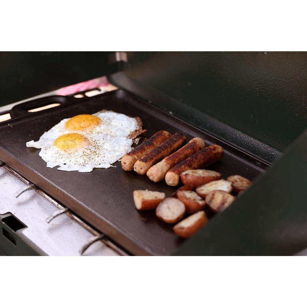 Pre-Seasoned Cast Iron Griddle - Skillet Cast Iron Camp recension och pris