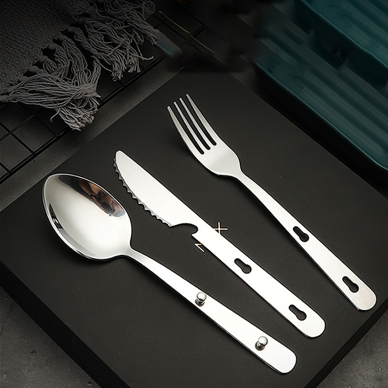 3pcs/set Portable Stainless St - Camping Cooking Knife Set recension och pris
