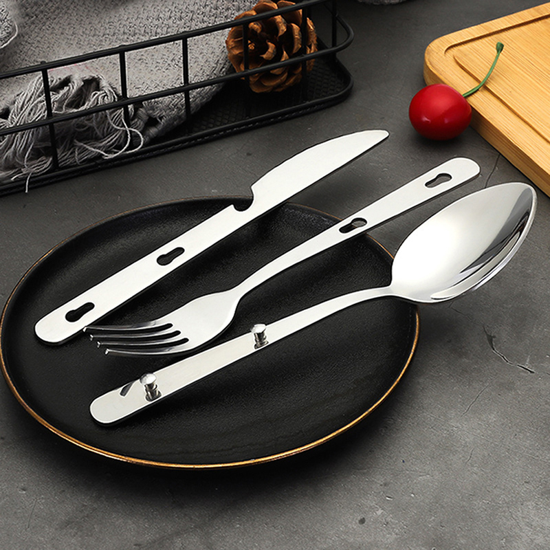 3pcs/set Portable Stainless St - Camping Cooking Knife Set recension och pris