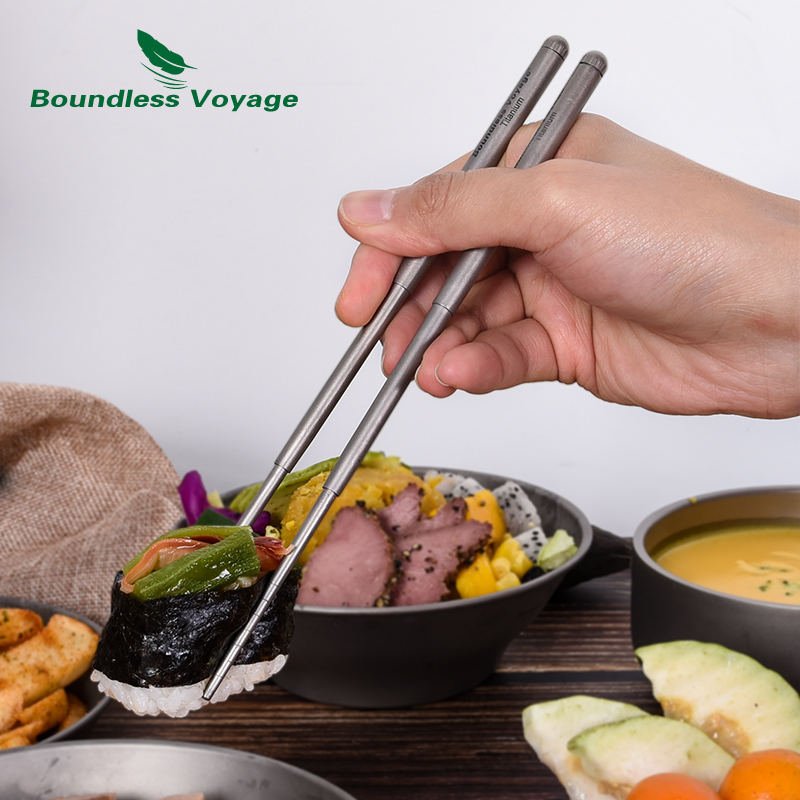 Boundless Voyage Titanium Camp - Camping Cooking Knife Set recension och pris
