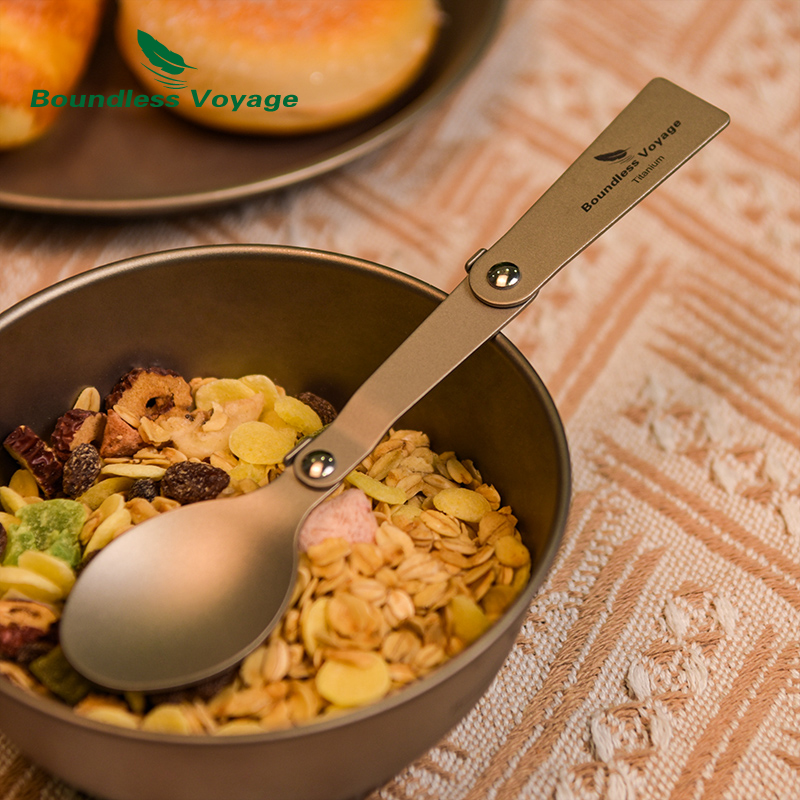 Boundless Voyage Titanium Camp - Camping Cooking Knife Set recension och pris