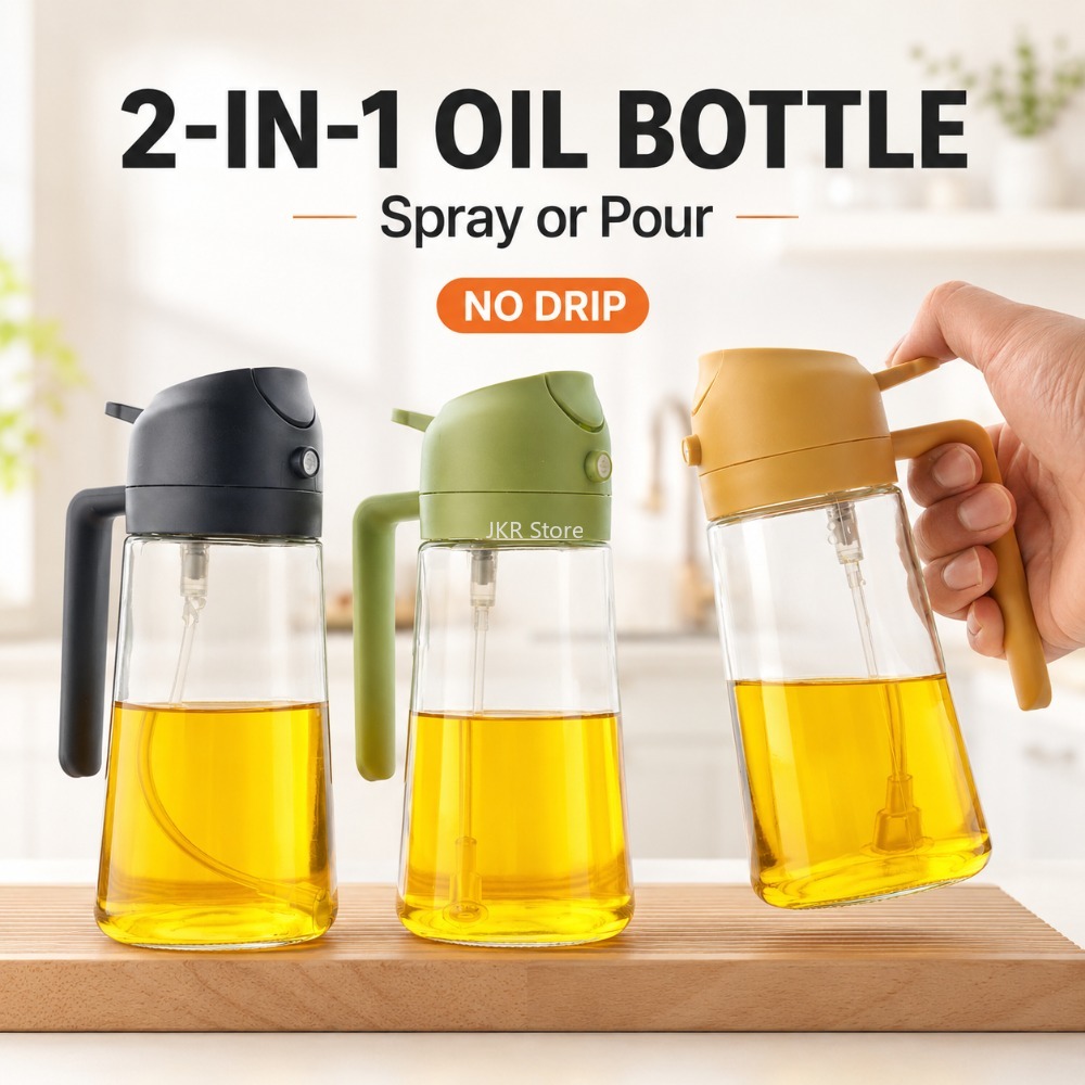 2 in 1 Olive Oil Sprayer Dispe - Camping With Cooking recension och pris