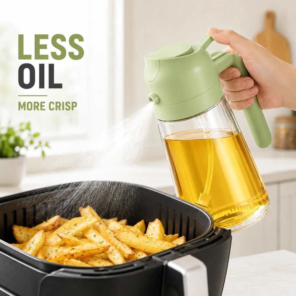 2 in 1 Olive Oil Sprayer Dispe - Camping With Cooking recension och pris