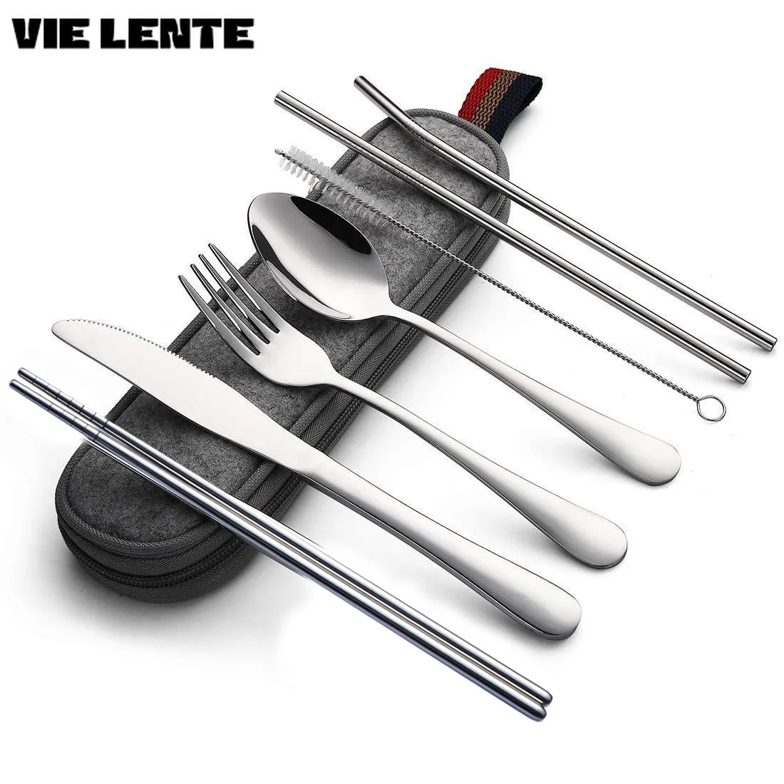 8Pcs/set Tableware Reusable Tr - Camping Cooking Knife Set recension och pris
