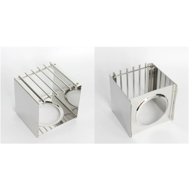 Stainless Steel Square Coffee  - Camping Cooking Tin recension och pris