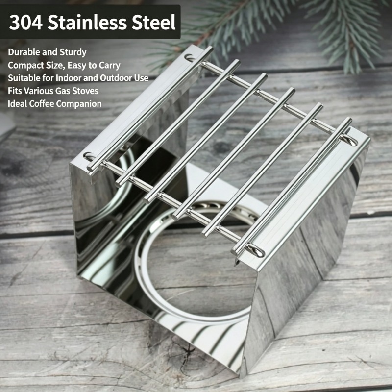 Stainless Steel Square Coffee  - Camping Cooking Tin recension och pris